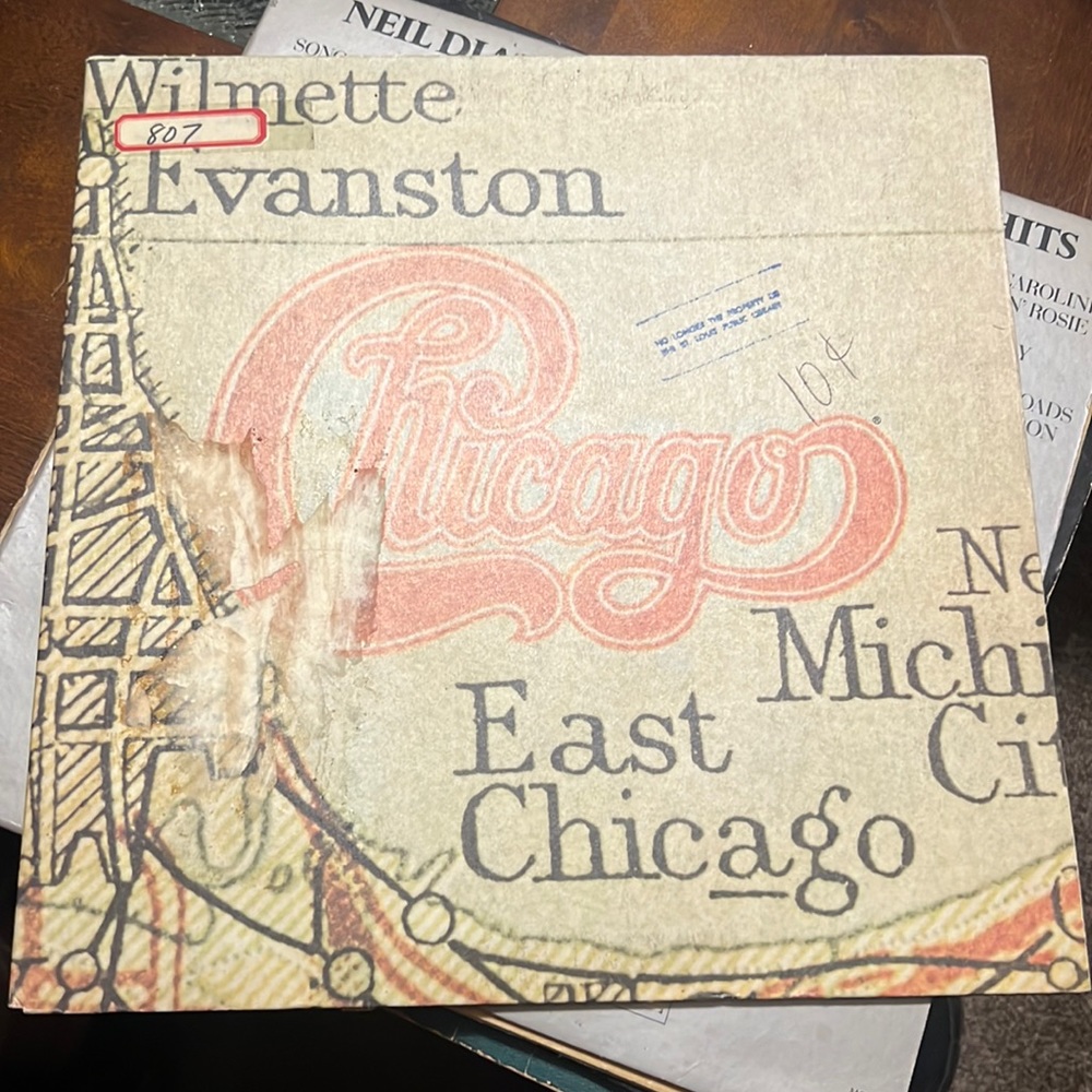 Chicago - 'Wilmette Evanston' Vinyl Record